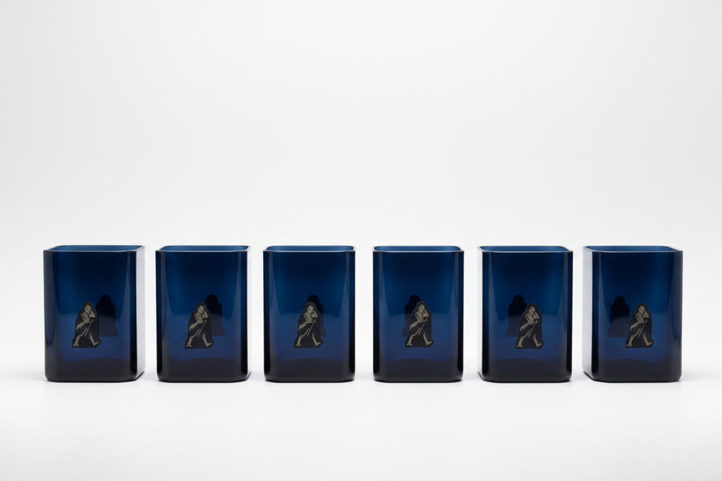 Double Black Glasses - Set of 6