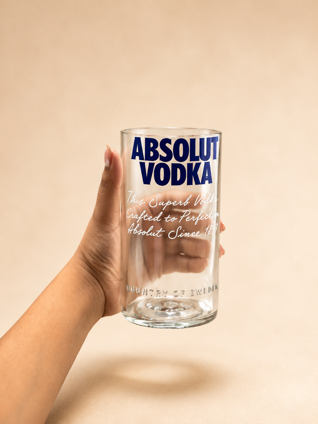 Absolute Blue Long Glass