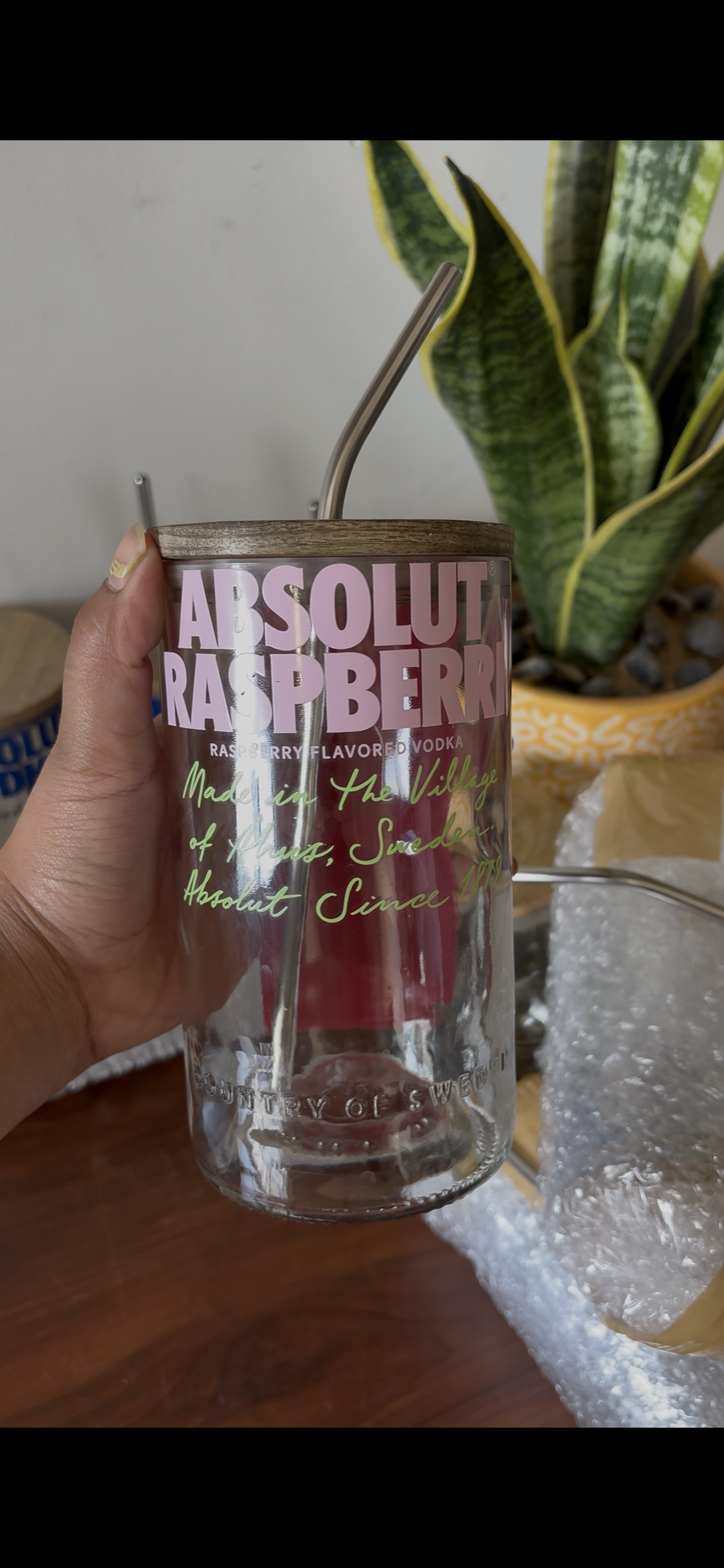 Absolut Raspberry Sipper